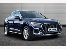 Blue Used 2021 Audi Q5 Sportback S-Line SUV | £32,550 (Fair price)