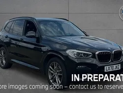 Black Used 2020 BMW X3 M Sport SUV | £25,012 (Fair price)