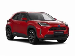 Scarlet flare New 2025 Toyota Yaris Hybrid Design | £28,444 (Expensive)