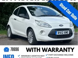 White Used 2012 Ford Ka Studio Hatchback | £1,988 (Fair price)