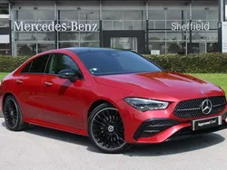 Red Used 2024 Mercedes CLA220 AMG Line Premium Plus Sedan | £33,205 (Fair price)