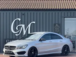 Silver Used 2015 Mercedes CLA220 AMG Sedan | £10,990 (Fair price)