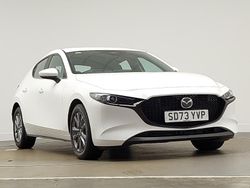 White Used 2023 Mazda 3 Prime-Line Hatchback | £17,498 (Fair price)