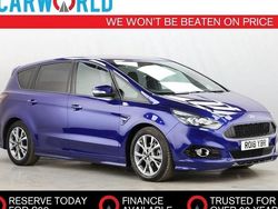 Blue Used 2018 Ford S-MAX ST-Line MPV | £12,990 (Fair price)