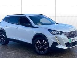 White Used 2022 Peugeot e-2008 Allure Premium SUV | £13,653 (Fair price)