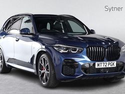 Blue Used 2022 BMW X5 M Sport SUV | £48,250 (Fair price)