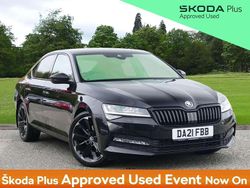 Black Used 2021 Skoda Superb SportlinePlus Hatchback | £19,995 (Good price)
