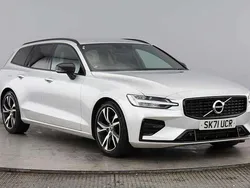 Silver Used 2021 Volvo V60 R-Design Estate | £24,000 (Fair price)