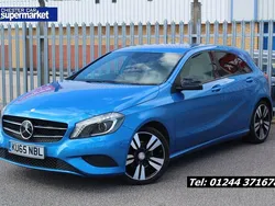 Blue Used 2015 Mercedes A200 Hatchback | £8,999 (Fair price)