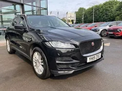 Santorini black Used 2019 Jaguar F-Pace Portfolio SUV | £17,000 (Good price)