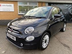 Black Used 2021 Fiat 500 Lounge Hatchback | £9,000 (Fair price)