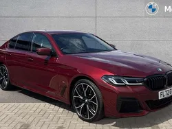Aventurine red iii metallic Used 2022 BMW 530 M Sport Sedan | £36,360 (Expensive)