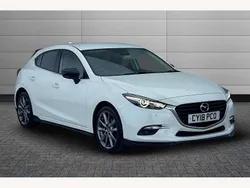 White Used 2018 Mazda 3 Inclusive Hatchback | £11,195 (Fair price)