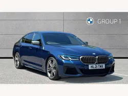 Blue Used 2021 BMW M550 M Sport Sedan | £39,395 (Expensive)