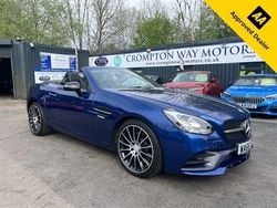Blue Used 2016 Mercedes SLC200 AMG line Cabriolet | £15,495 (Fair price)