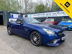 Blue Used 2016 Mercedes SLC200 AMG line Cabriolet | £15,495 (Fair price)