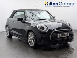 Blue/black Used 2021 Mini Cooper Cabriolet Exclusive Cabriolet | £17,700 (Fair price)