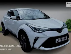 White Used 2022 Toyota C-HR Design SUV | £20,581 (Fair price)