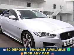 Silver Used 2017 Jaguar XE R-Sport Sedan | £11,349 (Fair price)