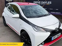 White Used 2017 Toyota Aygo x-press Hatchback | £5,699 (Fair price)