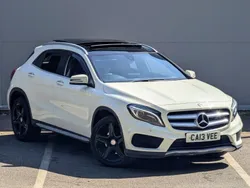 White Used 2016 Mercedes GLA220 AMG line SUV | £11,295 (Fair price)