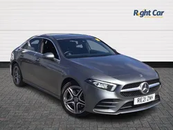 Grey Used 2021 Mercedes A250 AMG line Hatchback | £18,499 (Fair price)