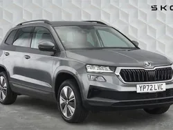 Graphite grey metallic Used 2022 Skoda Karoq SE Drive SUV | £19,125 (Fair price)