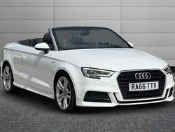 Ibis white Used 2017 Audi A3 Cabriolet S-Line Cabriolet | £14,250 (Fair price)