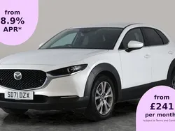White Used 2021 Mazda CX-30 Inclusive SUV | £16,812 (Fair price)