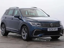 Blue Used 2024 VW Tiguan R-line Edition SUV | £31,590 (Fair price)