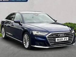 Blue Used 2019 Audi A8 S-Line Sedan | £25,878 (A bit pricey)