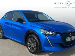 Blue Used 2022 Peugeot e-208 Allure Premium Hatchback | £12,723 (Good price)