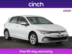 White Used 2022 VW Golf VIII Life Hatchback | £16,199 (Fair price)