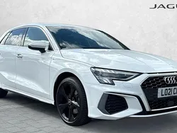 White Used 2021 Audi A3 e-tron S-Line Hatchback | £18,000 (Fair price)