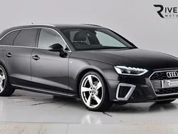 Mythos black Used 2021 Audi A4 S-Line Estate | £18,595 (Fair price)