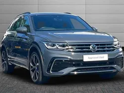 Dolphin grey Used 2021 VW Tiguan R-line SUV | £26,390 (A bit pricey)