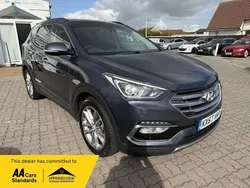 Blue Used 2017 Hyundai Santa Fe Premium SE SUV | £11,450 (Fair price)