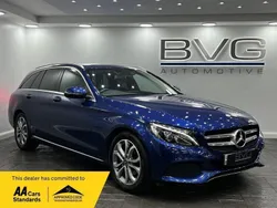 Blue Used 2017 Mercedes C220 Estate | £11,494 (Super price)