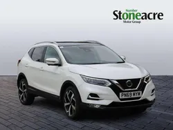 White Used 2019 Nissan Qashqai Tekna SUV | £13,495 (Fair price)