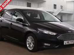 Black Used 2017 Ford Focus Zetec Hatchback | £7,400 (Good price)