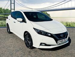 White Used 2018 Nissan Leaf N-Connecta Hatchback | £6,990 (Fair price)