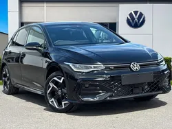 Black New 2025 VW Golf VIII R-line Hatchback | £30,211 (Expensive)