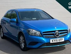 Blue Used 2015 Mercedes A180 SE Hatchback | £10,273 (Fair price)