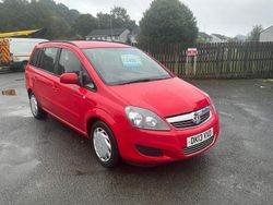 Red Used 2013 Vauxhall Zafira MPV | £2,496 (Good price)