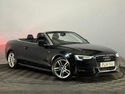 Black Used 2014 Audi A5 Cabriolet S-Line Cabriolet | £7,495 (Good price)