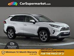 White Used 2021 Toyota RAV4 Hybrid Design SUV | £20,776 (Good price)