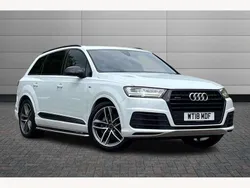 White Used 2018 Audi Q7 S-Line SUV | £32,750 (Fair price)