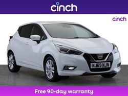 White Used 2019 Nissan Micra Acenta Hatchback | £8,249 (Fair price)