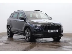Black magic pearl effect Used 2024 Skoda Karoq SportLine SUV | £29,990 (Fair price)