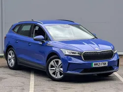 Blue Used 2021 Skoda Enyaq iV Loft SUV | £14,295 (Fair price)